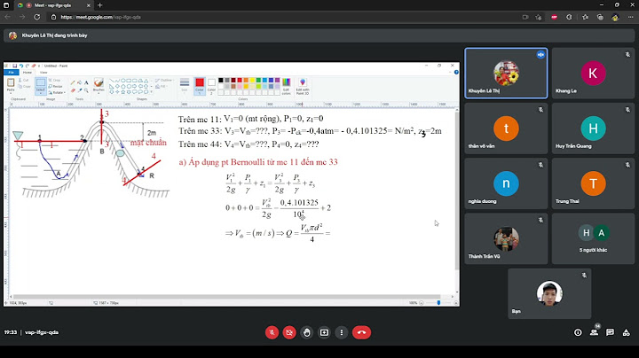 Bài tập phương trình bernoulli trong thủy lực