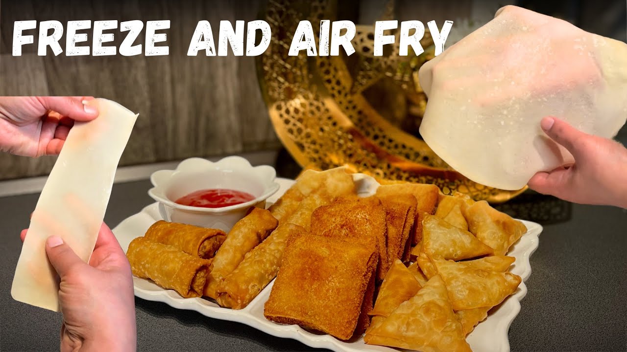 Ramadan Special: Homemade Samosa, Spring Rolls & Fajita Pockets + 2 way Sheets (Oven & Griddle)