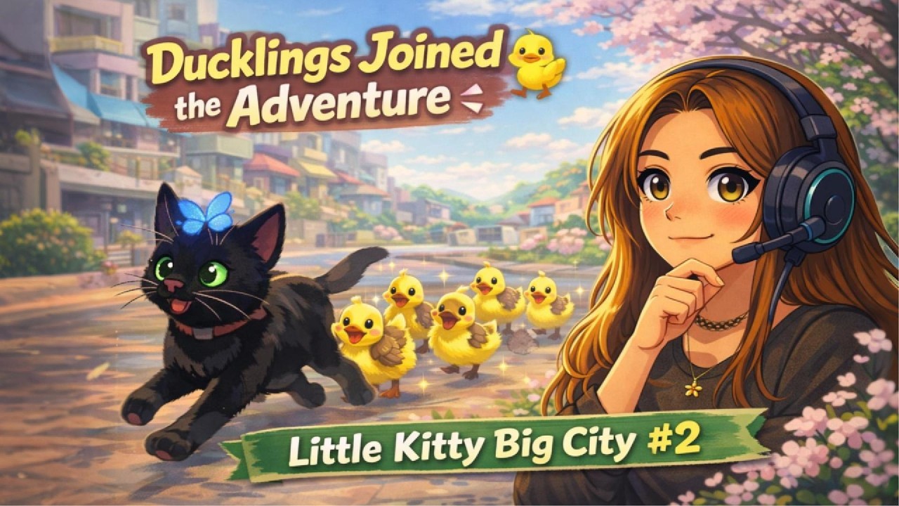 Duck Mission Complete! Exploring More of the City 🌆 | Little Kitty Big City – Part 2