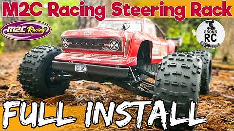 M2C Racing Steering Rack Full Install Arrma Outcast & Kraton 8s