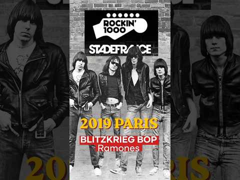 1,000 Musicians Play Ramones' “Blitzkrieg Bop” in Paris 2019