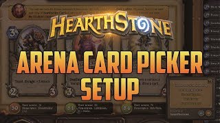 Hearthstone Arena Companion Setup - Hearth Arena Card Picker Dekkster