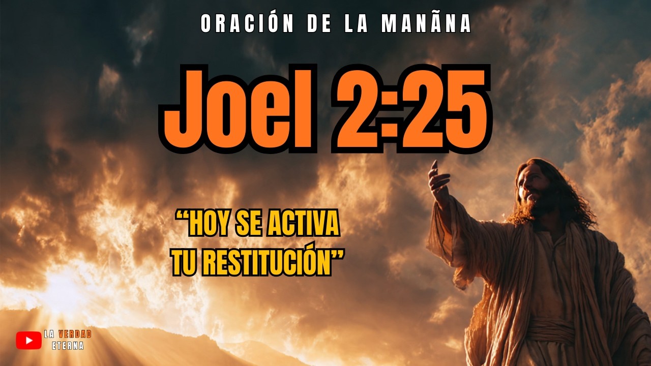 HOY SE ACTIVA TU RESTITUCIÓN — DIOS TE DEVUELVE TODO (Joel 2:25)