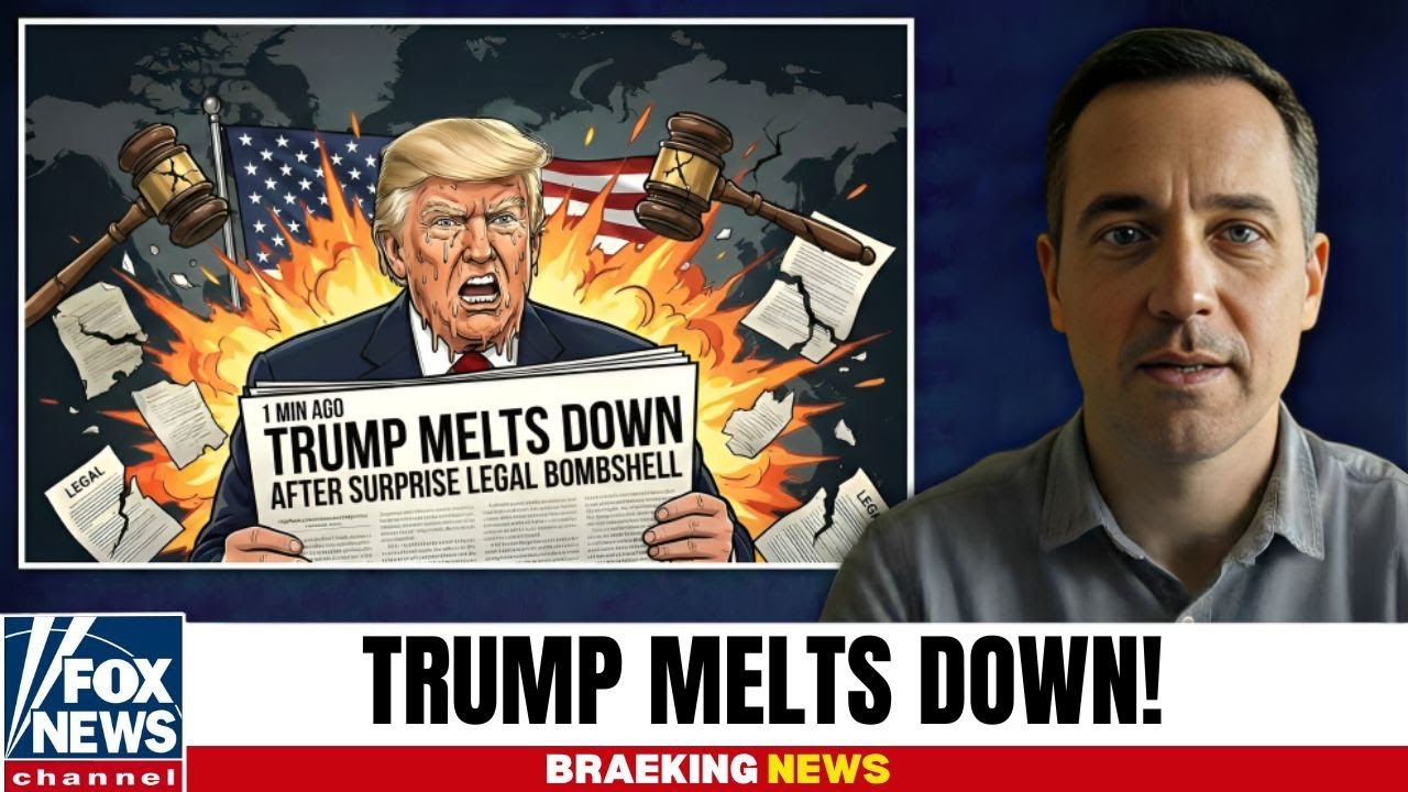 1 MIN AGO Trump MELTS DOWN After Surprise Legal Bombshell