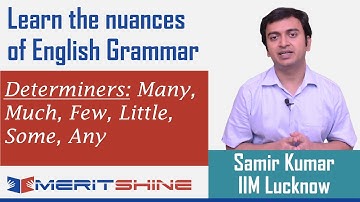 English Grammar 13 - Determiners: Many, Much, Few, Little, Some, Any