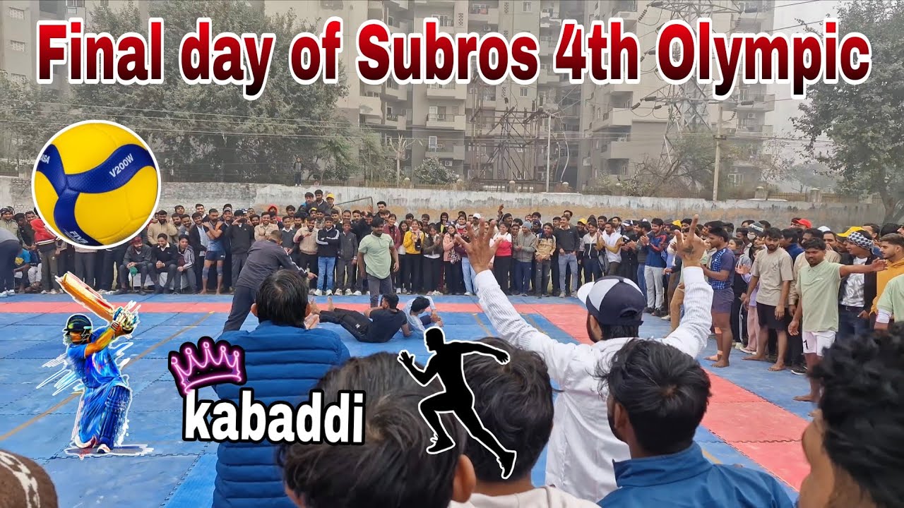 Final day of Subros 4th Olympic, all games || Full vlog 