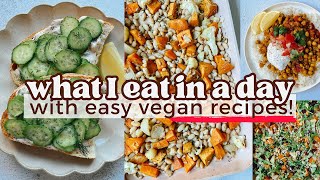 What I Eat in a Day with Healthy Vegan Meal Ideas and Workout Routine ?☀️