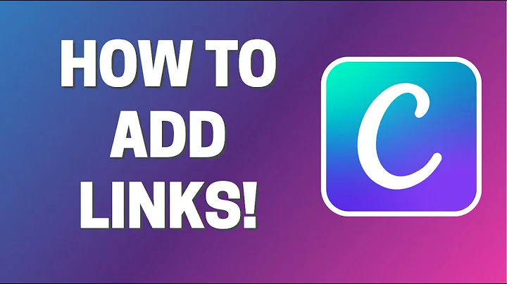 How TO ADD CLICKABLE Links in Canva