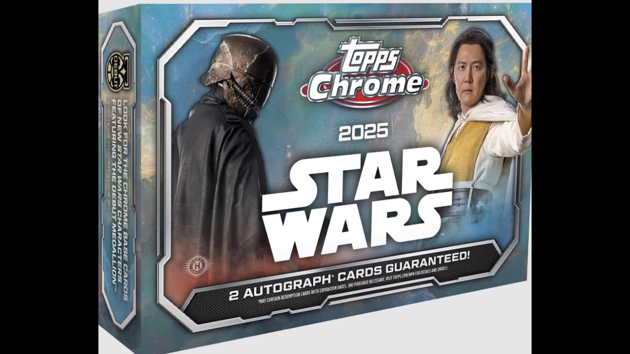 BGB1689 Star Wars Case Opening 2025 TOPPS CHROME STAR WARS DELIGHT