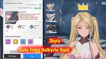 Tower of Fantasy Global - Frigg and Valk solo Raid maxed Burn Comp with A6 Annabella