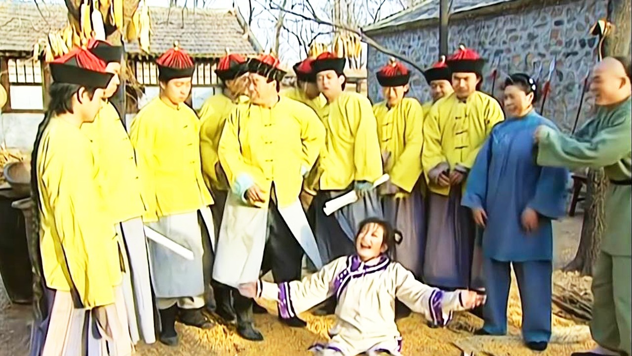 眾人沒意識到他們嘲笑的傻妞是萬人之上的公主，下秒精彩了！💕Chinese Television Dramas #還珠格格 #瓊瑤 #趙薇 #林心如