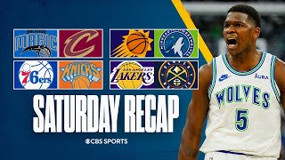 NBA Playoff Saturday RECAP + Sunday lookahead: Edwards takes Durant HEAD-ON in Game 1 | CBS Sports
