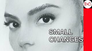 Drawing Tips- Realistic Face Features - Achieve a Likeness in Pencil Portraits - Eyes Nose & Mouth screenshot 1