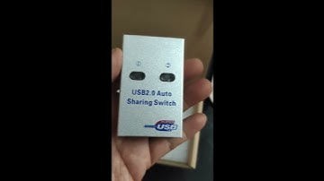 Unboxing Auto Switch / Sharing Switch Printer 2 port  besi .