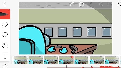 How To Make Among us Cup Song Animation On Flipaclip (Finger Animation Process)