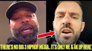 Joe Budden DESTROYS ADAM 22 For DISRESPECTING Him \& Excluding Him From HipHop Big 3 List