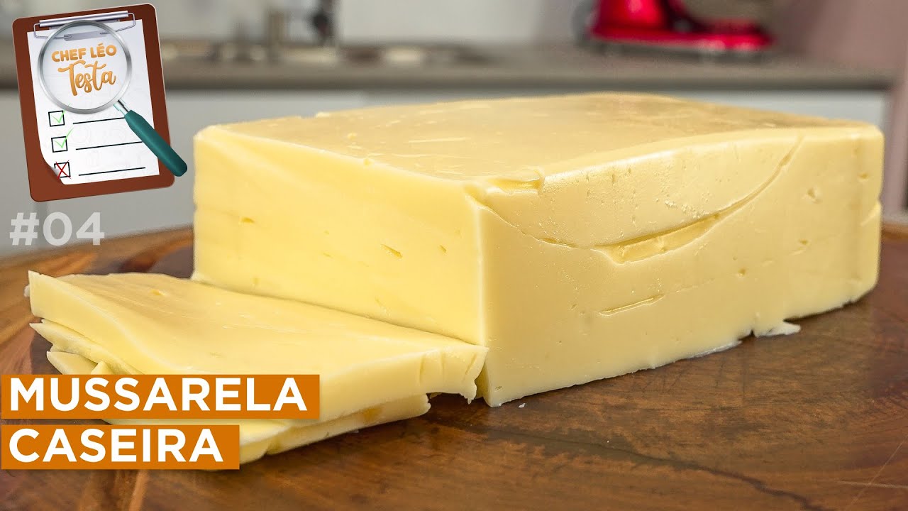 QUEIJO MUSSARELA CASEIRO SERÁ QUE DA CERTO? - CHEF LÉO OLIVEIRA