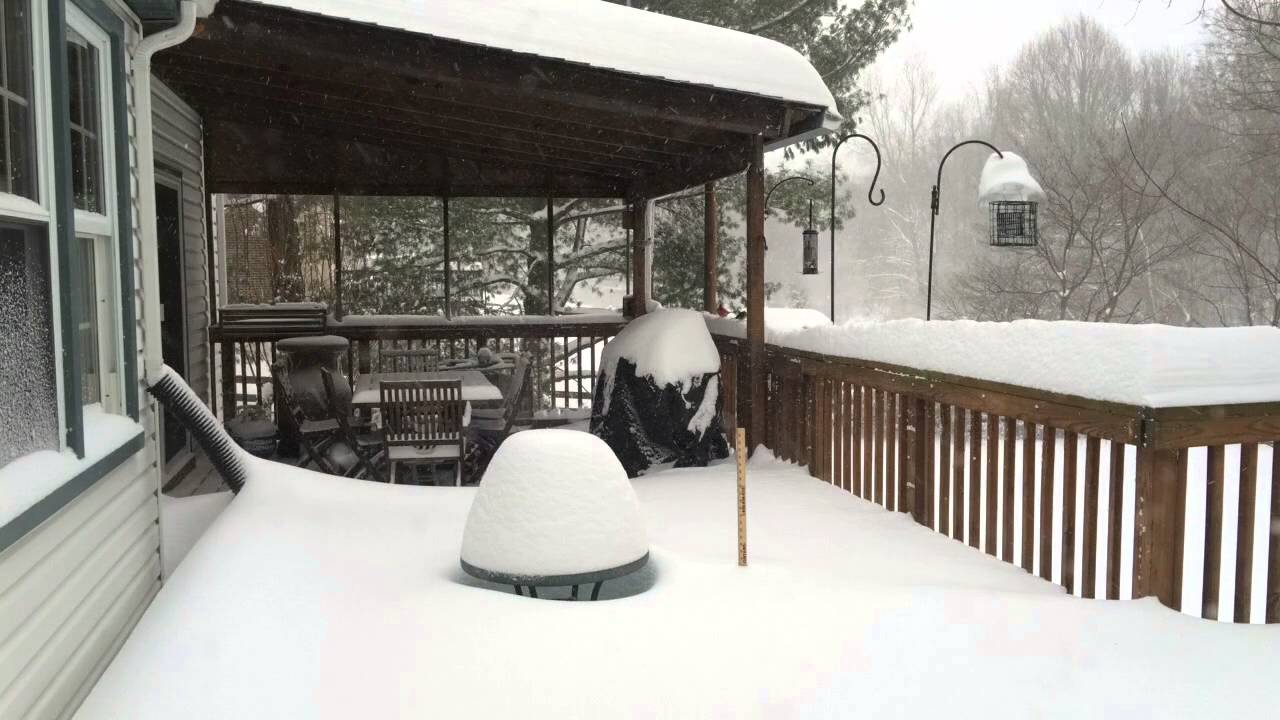 2016 Snowzilla Time Lapse Northern Virginia