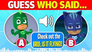 Кто говорит?! 🎙️ | Угадайте голоса персонажей из «Масок ПиДжея»! | Сова, Котёнок, Ромео, Гекко