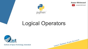 Logical Operators In Python from scratch in urdu | daily python new easy video tutorials lecture