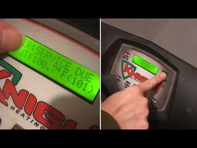 removing SERVICE DUE warning from a lochnavar knight boiler model (KBN15 -  YouTube