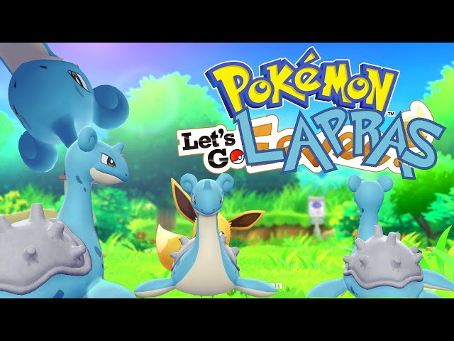 Lapras Pikachu Nieve