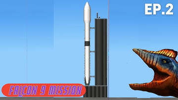 Falcon 9 Block 5 Mission | SFS Spaceflight Simulator | The Gaming Space Dino