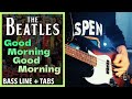 The Beatles - Good Morning Good Morning /// BASS LINE [Play Along Tabs]