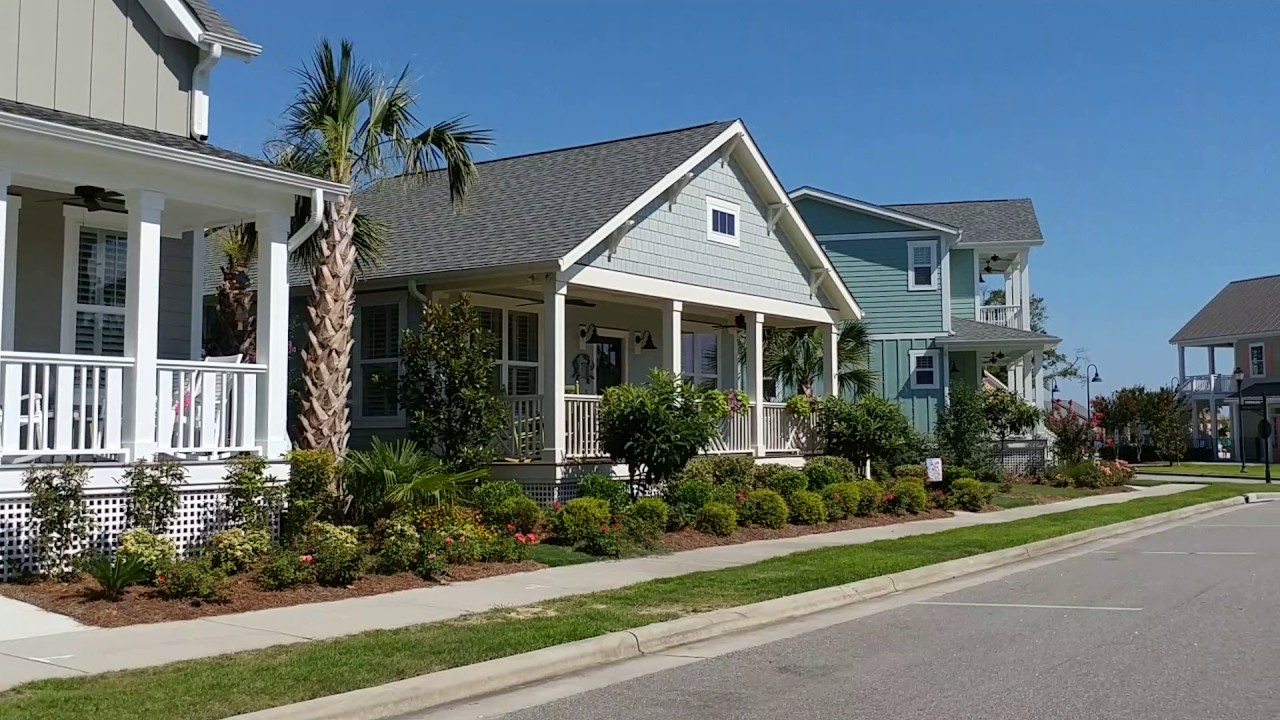 A Drive Thru The Cottages At Ocean Isle Beach Youtube