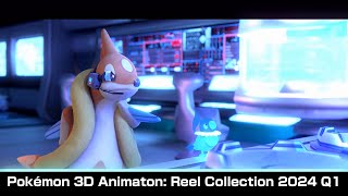 Pokémon Blender 3D Animation Reel Collection 2024 Part 1