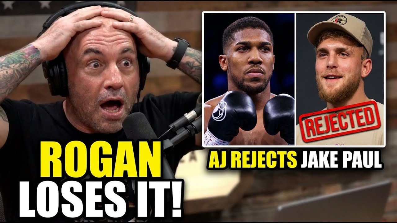 Joe Rogan Rejected Set Joe Rogan LOSES IT Hearing How Anthony Joshua Rejected Jake Paul! - YouTube