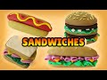 🔴 DIY How to Make SANDWICHES Compilation - Easy Polymer Clay, plastilina and Fondant Cakes Tutorial