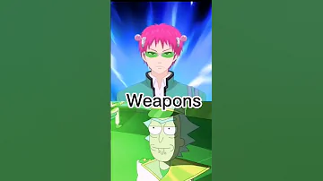 Saiki K vs Rick Sanchez edit battle edit