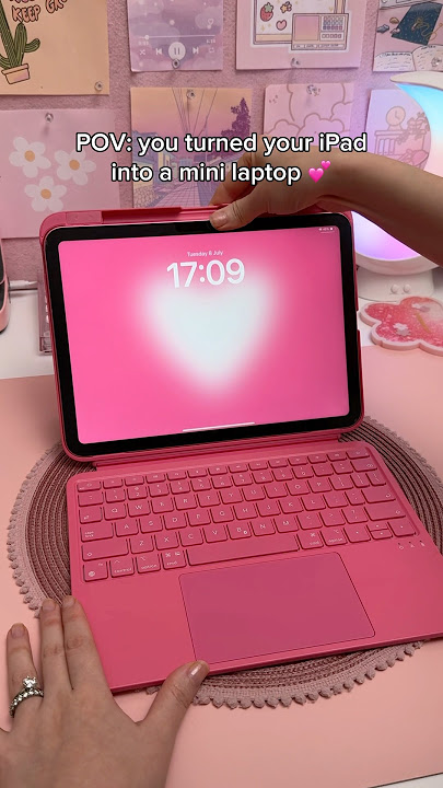 turned my iPad into a laptop 💕 digital note taking | iPad accessories | iPad keyboard case