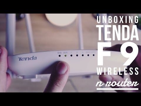 Unboxing Tenda F9 Wireless N Router Indonesia