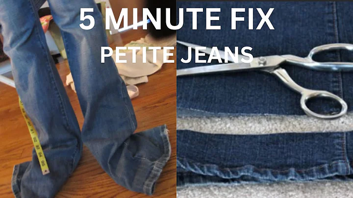 All You Need to Know To Cut a Raw Hem on Your Jeans: Petite Over 50