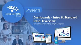 Dashboards - Intro & Standard Dash. Overview