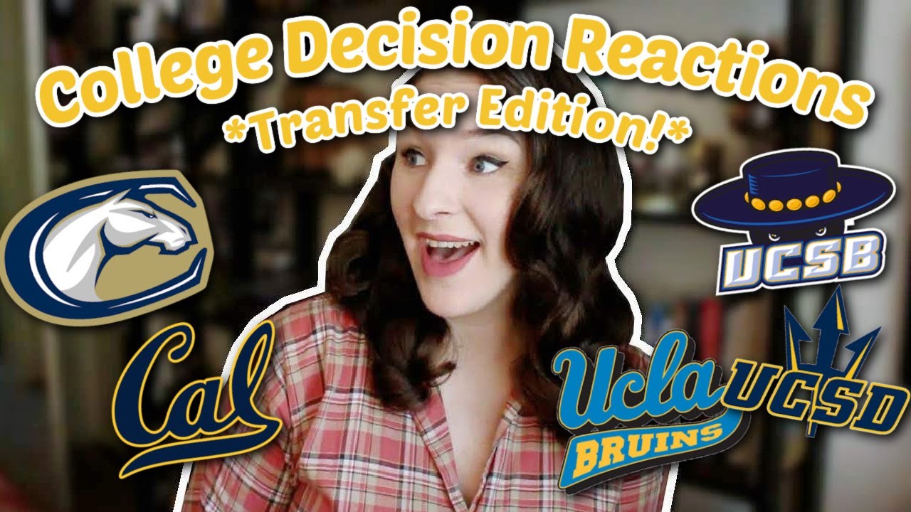 COLLEGE DECISION REACTIONS 2020 *transfer* edition (UC BERKELEY