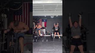 Devil press - cals - air squats