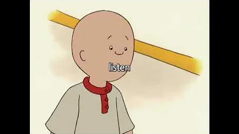 Caillou Season 1 Episode 5 Caillou Tidies his toys 03 be not supposed to