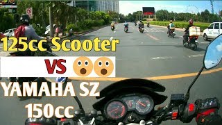Scooter VS Yamaha SZ | Automatic VS Manual