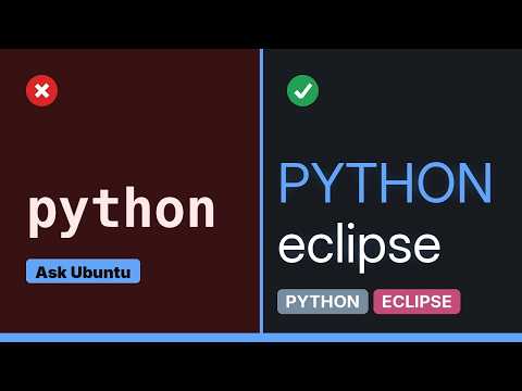How to use python on eclipse?