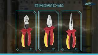 FIRSTINFO H57111 H57112 H57113 VDE Insulated Pliers (Diagonal Cutting/ Combination /Long-Needle)