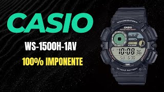 RELOJ Casio Iluminator Luz LED WS-1500H-1AV para hombre
