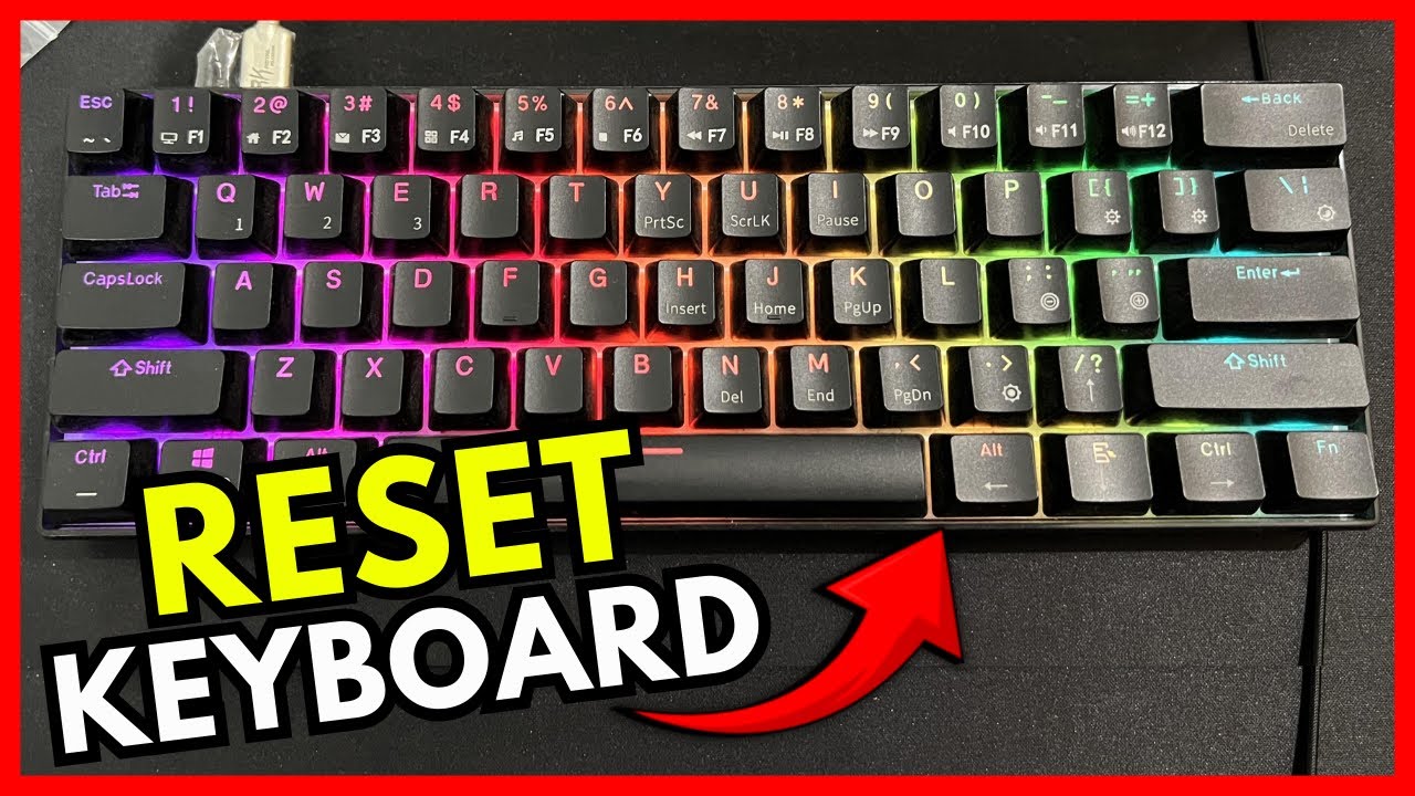 How To FACTORY RESET RK61 KEYBOARD (EASY) 2026 - YouTube