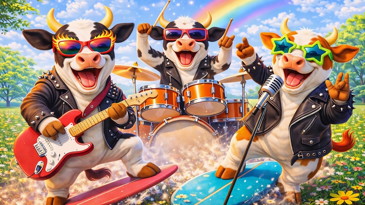 ЗАБАВНЫЙ ТАНЕЦ КОРОВЫ 😂 │Песня про корову и видео с коровами 2025 | Микс танцев коровы | забавная...