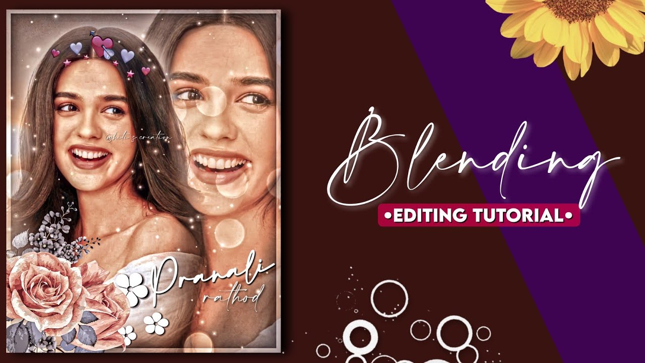 𝗦𝘂𝗽𝗲𝗿 𝗲𝗮𝘀𝘆 𝗕𝗹𝗲𝗻𝗱𝗶𝗻𝗴 𝗘𝗱𝗶𝘁𝗶𝗻𝗴 𝗧𝘂𝘁𝗼𝗿𝗶𝗮𝗹 𝗳𝗼𝗿 𝗳𝗮𝗻𝗽𝗮𝗴𝗲𝘀💜 || 𝗛𝗶𝘁𝗶'𝘀 𝗖𝗿𝗲𝗮𝘁𝗶𝗼𝗻 ||