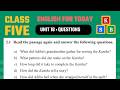 Class 5 English Unit 18: Nakshi Kantha | Questions & Answers | New Curriculum 2026