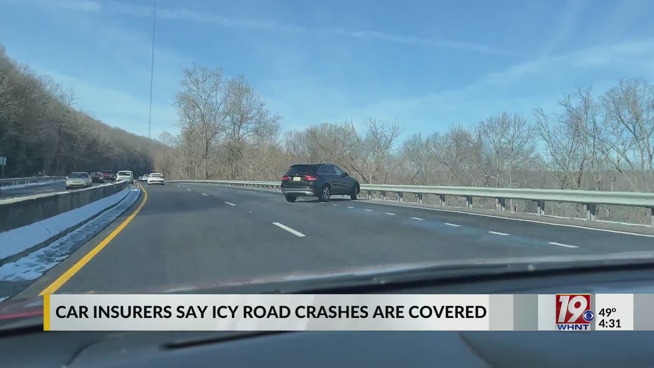 Insurers Say Icy Road Crashes Are Covered - YouTube