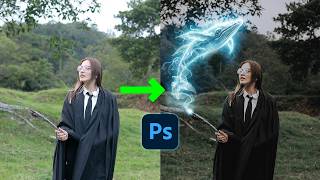 🧙‍♂️COMO EDITAR fotos de TERROR HALLOWEEN con INTELIGENCIA ARTIFICIAL (EFECTO PATRONUS photoshop) screenshot 2